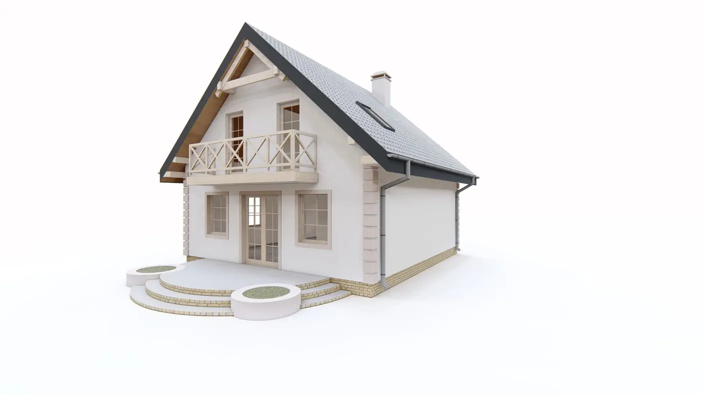 Projekt domu  - Priestranný a funkčný dom so sedlovou strechou.