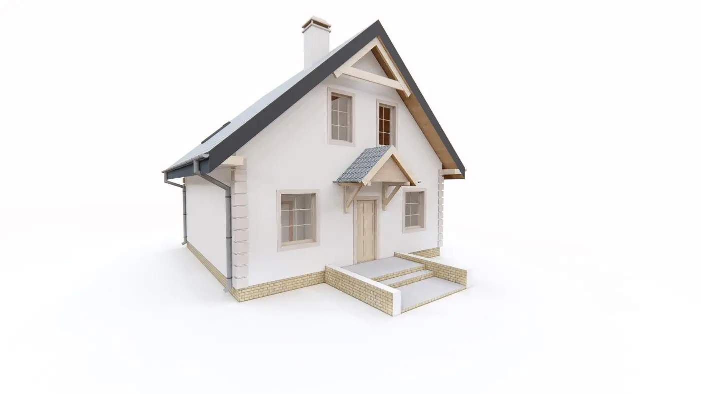 Projekt domu  - Priestranný a funkčný dom so sedlovou strechou.