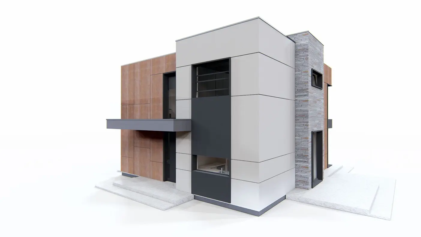 Projekt domu  - Kocka