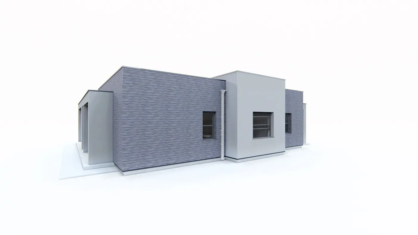 Projekt domu  - Jednoduchý prízemný dom do cca 110m2 podľa modelu Zx138