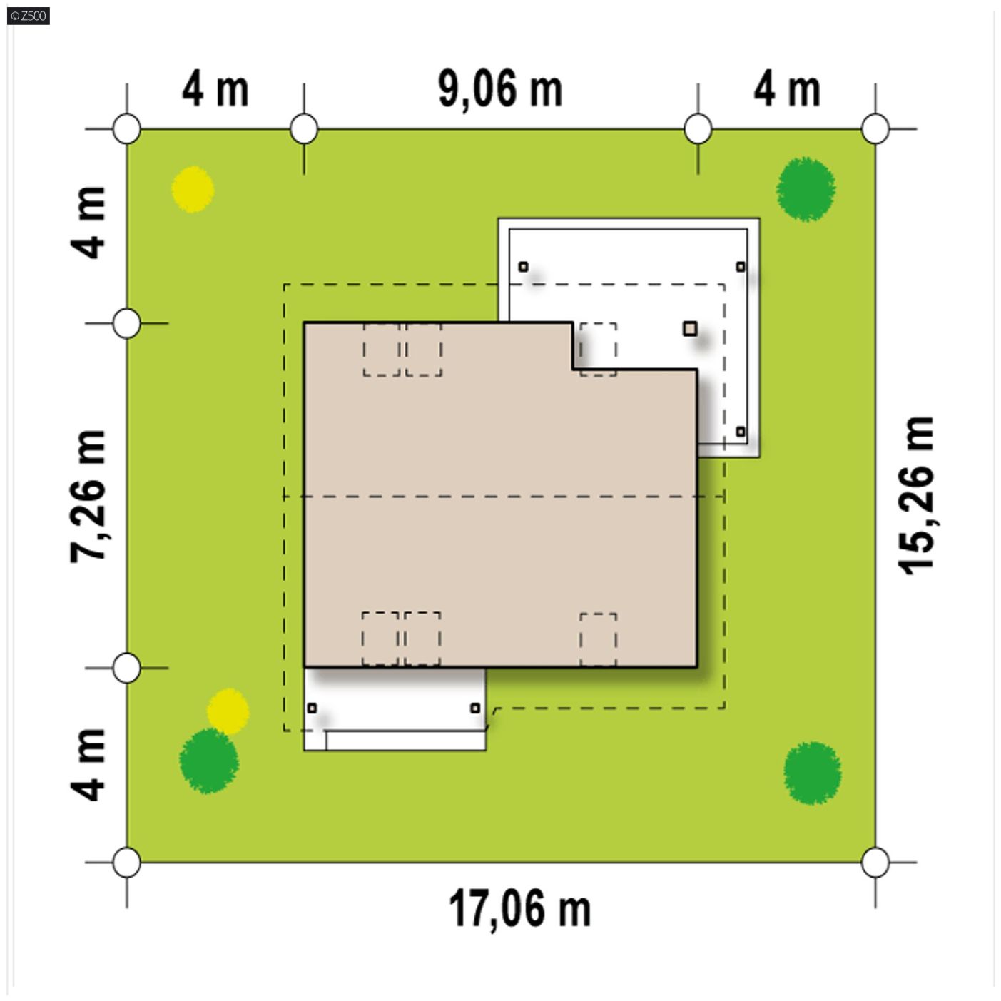 Projekt domu  - Malý domček s podkrovím, lacný na stavbu a ekonomický na používanie.