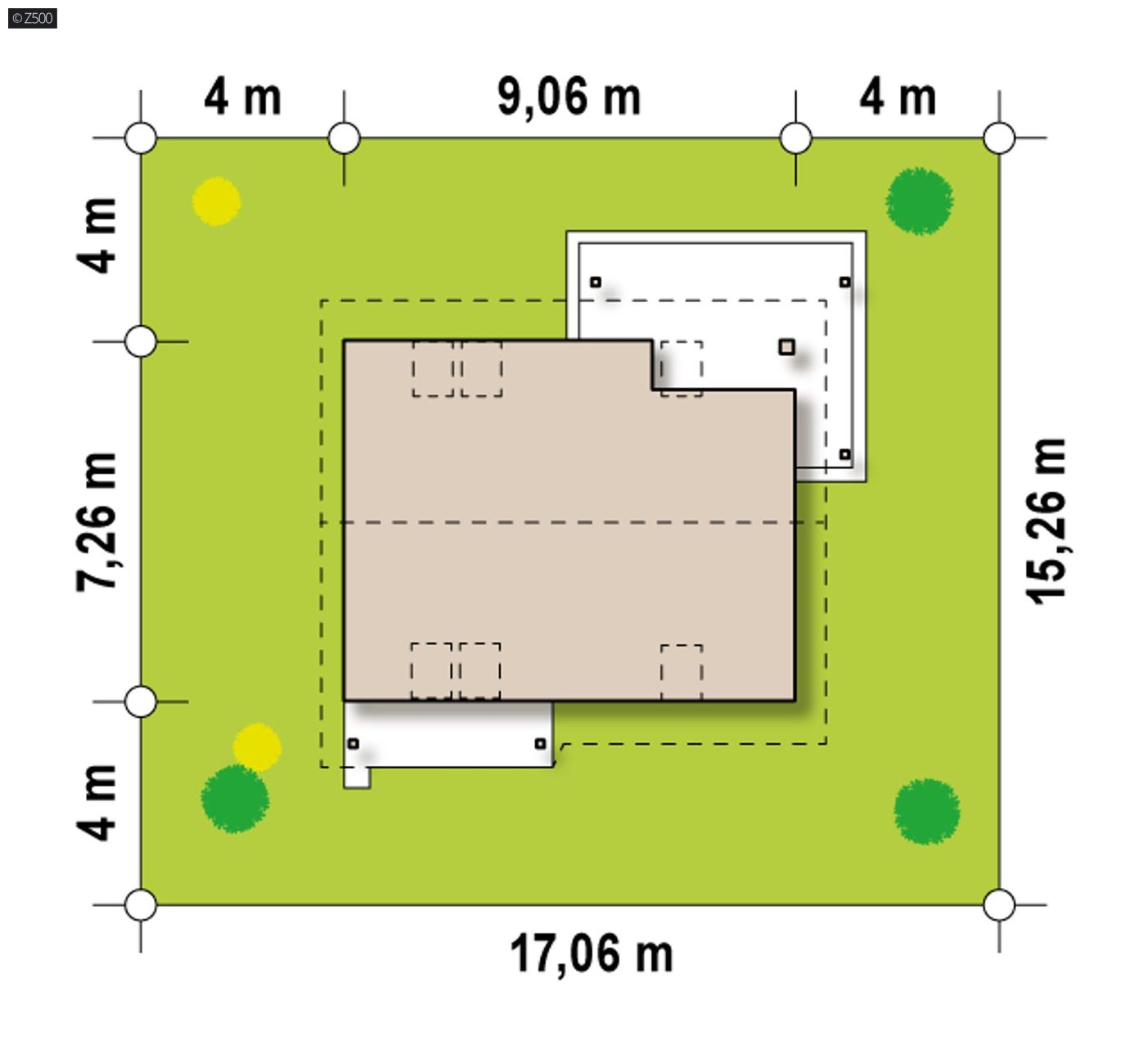 Projekt domu  - Malý domček s podkrovím, lacný na stavbu a ekonomický na používanie.