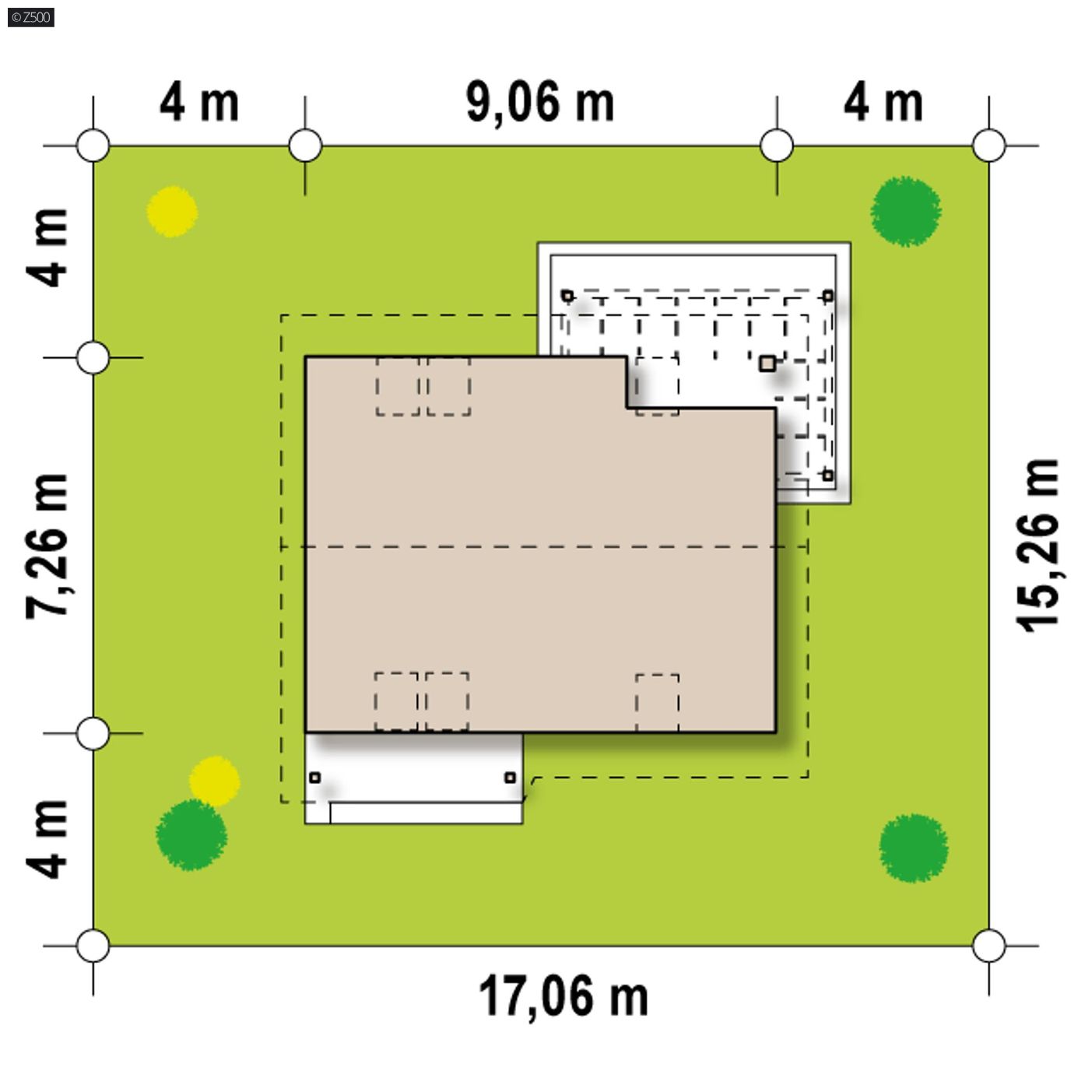 Projekt domu  - Malý domček s podkrovím, lacný na stavbu a ekonomický na používanie.