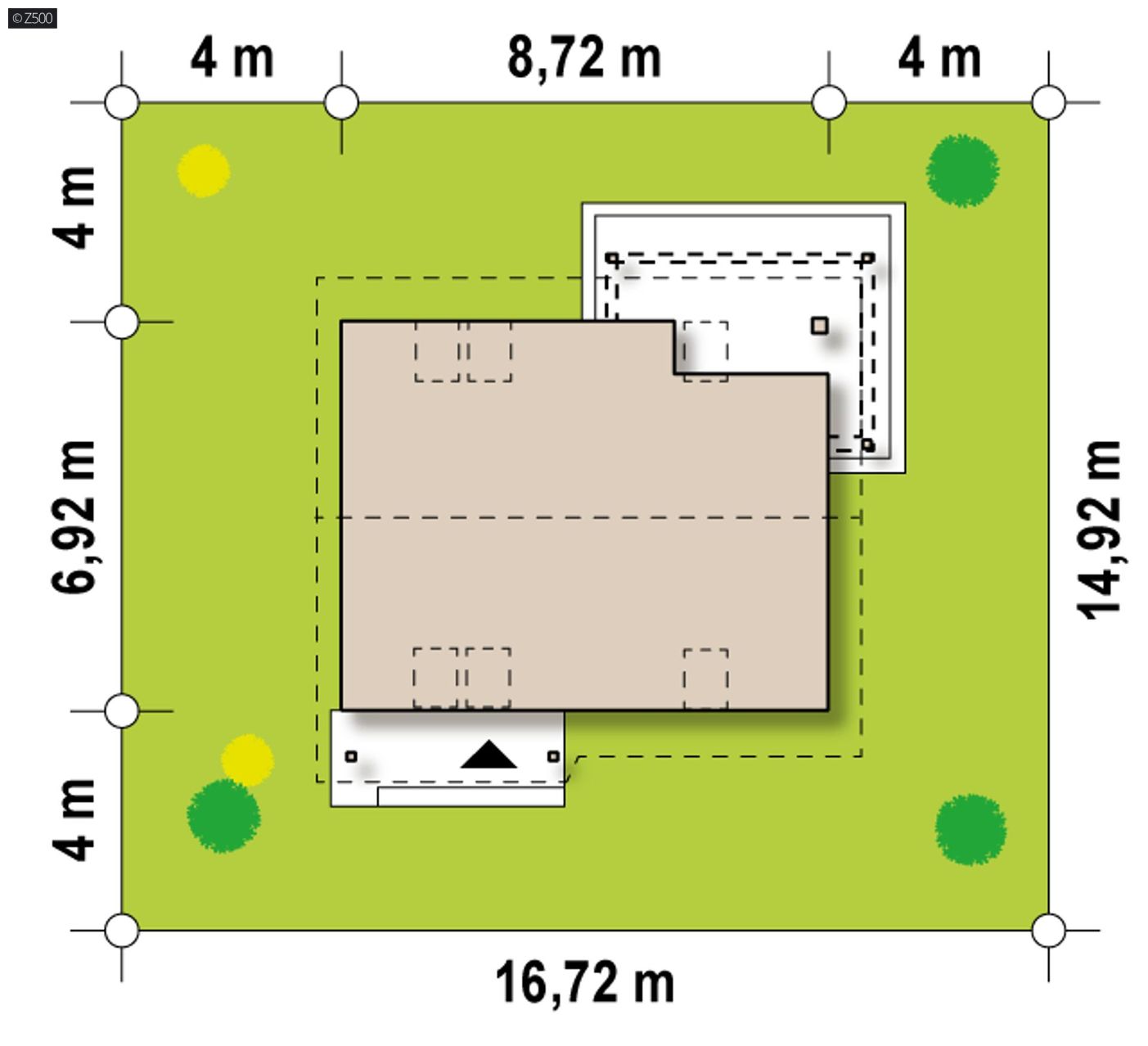 Projekt domu  - Malý dom s využiteľným podkrovím