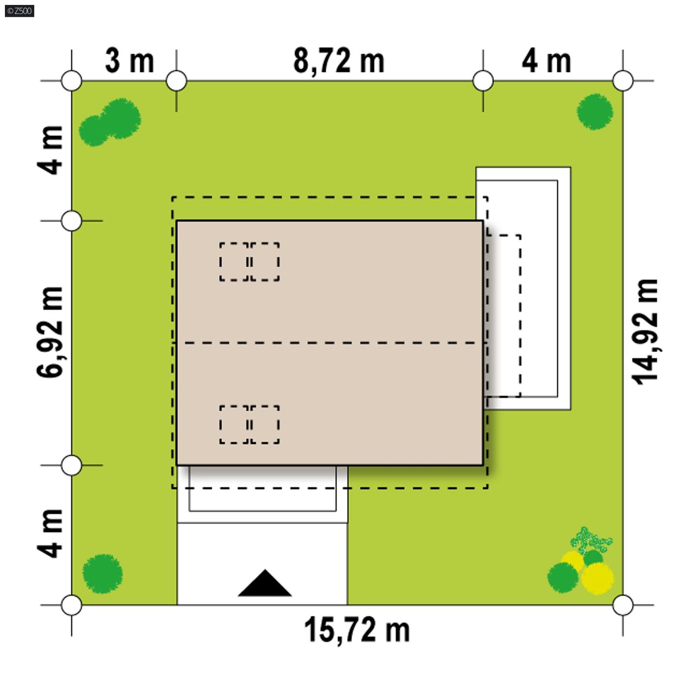 Projekt domu  - Malý dom s podkrovím