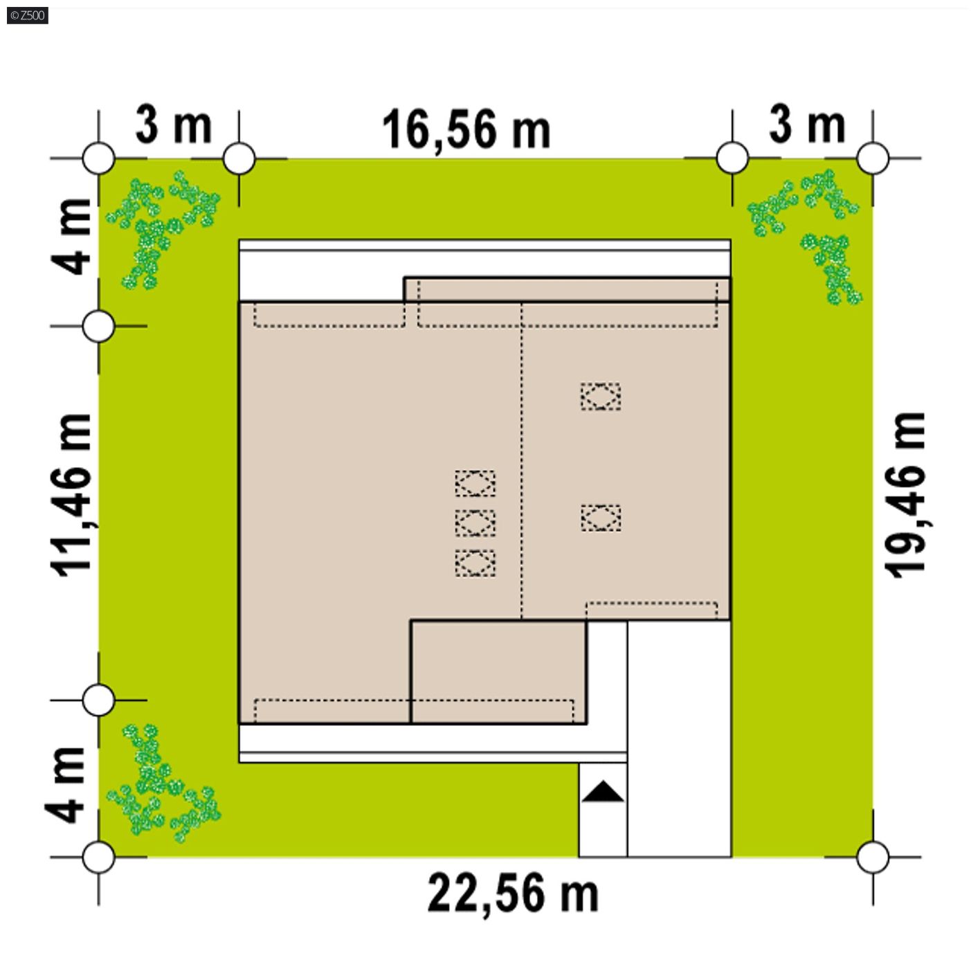 Projekt domu  - S výhľadom do budúcnosti...
Dom s medziposchodím a veľkou samostatnou spálňou