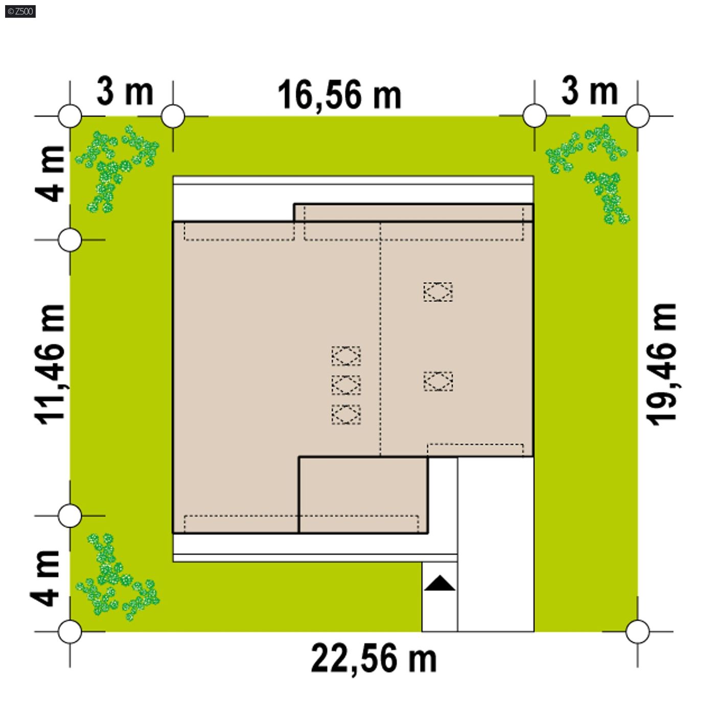 Projekt domu  - S výhľadom do budúcnosti...
Dom s medziposchodím a veľkou samostatnou spálňou