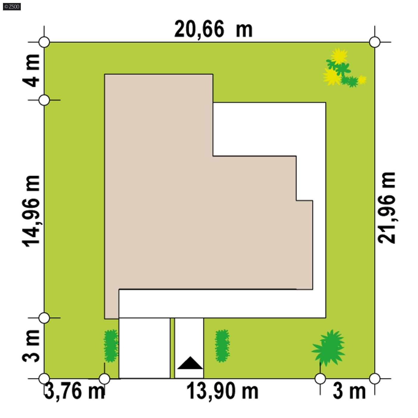 Projekt domu  - Moderný dvojpodlažný dom s veľkou terasou