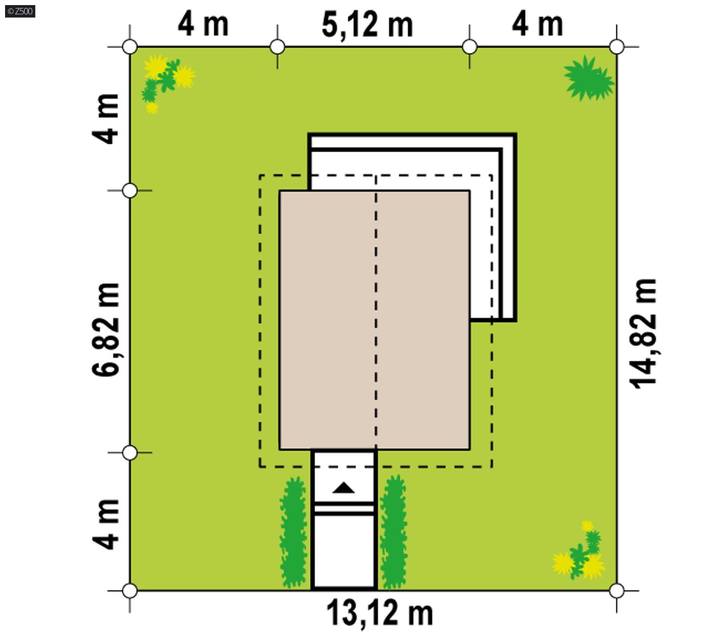Projekt domu  - Individuálna rekreačná budova so zastavanou plochou 35 m2 - samotná architektúra