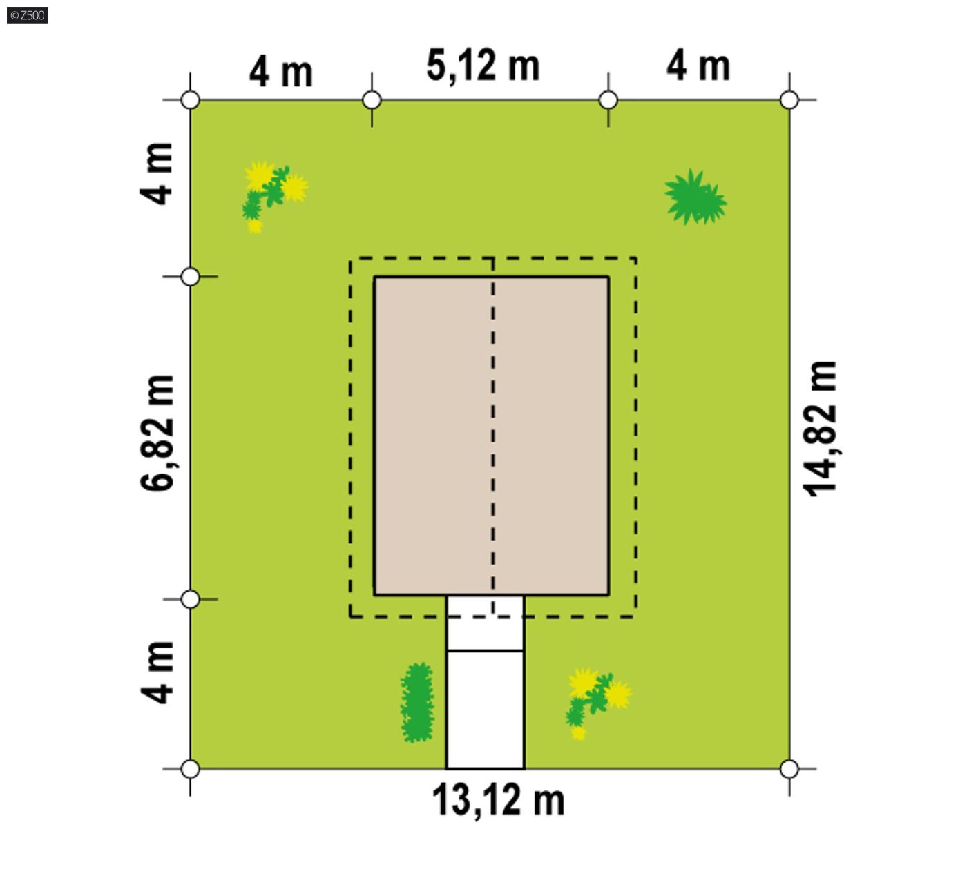 Projekt domu  - Celoročný domček so zastavanou plochou 35 m2
