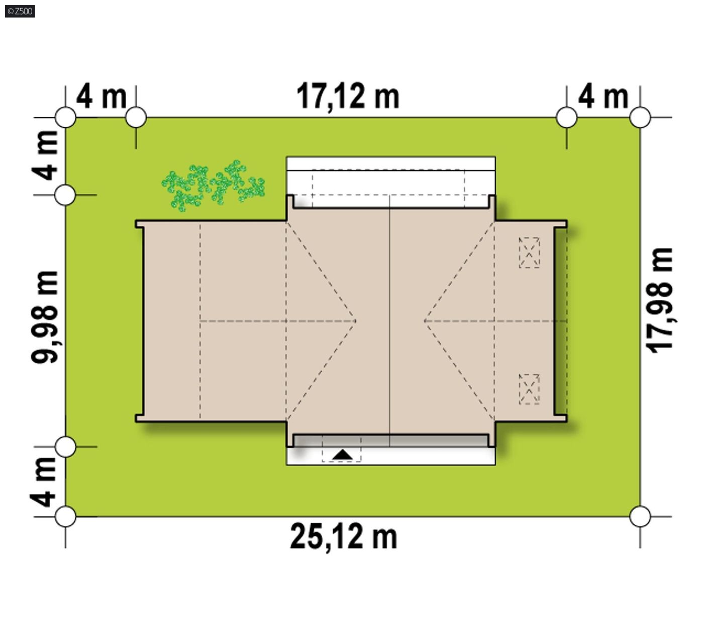 Projekt domu  - Moderný dom s originálnymi úpravami pre veľkú rodinu